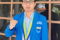 Ketua Cabang PMII Bandar Lampung, Dapid Novian Mastur. Foto: Kiriman WA Dapid. 