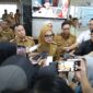 Jihan Nurlela ketika diwawancarai awake media. Foto: Diskominfotik Lampung. 
