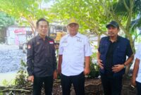 Ketua Akar Lampung, Indra Mustain, bersama dengan Kepala Dinas PU Kota Bandar Lampung. Foto: Indra. 