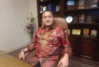 Kepala Disdkbud Lampung ketika selesai diwawancarai. Foto: Luki. 