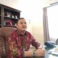 Kepala Disdikbud Lampung, Thomas Americo, ketika diwawancarai. Foto: Luki. 