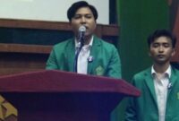Presiden Mahasiswa Unmal, Kamal. Foto: Agung. 