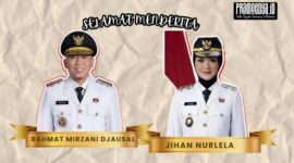 Ucapan selamat untuk Mirza dan Jihan. Foto: Pramoedya.id