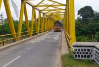 Jembatan way sekampung. Foto: Tim BMBK Lampung. 