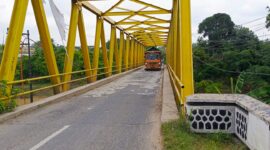 Jembatan way sekampung. Foto: Tim BMBK Lampung. 