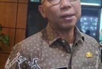 Foto: Gubernur Lampung,  Rahmat Mirzani Djausal, ketika diwawancarai. Foto: Luki 