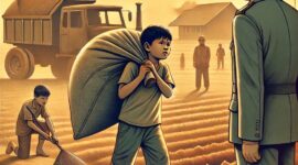 Ilustrasi pekerja anak. Foto: Pramoedya.id