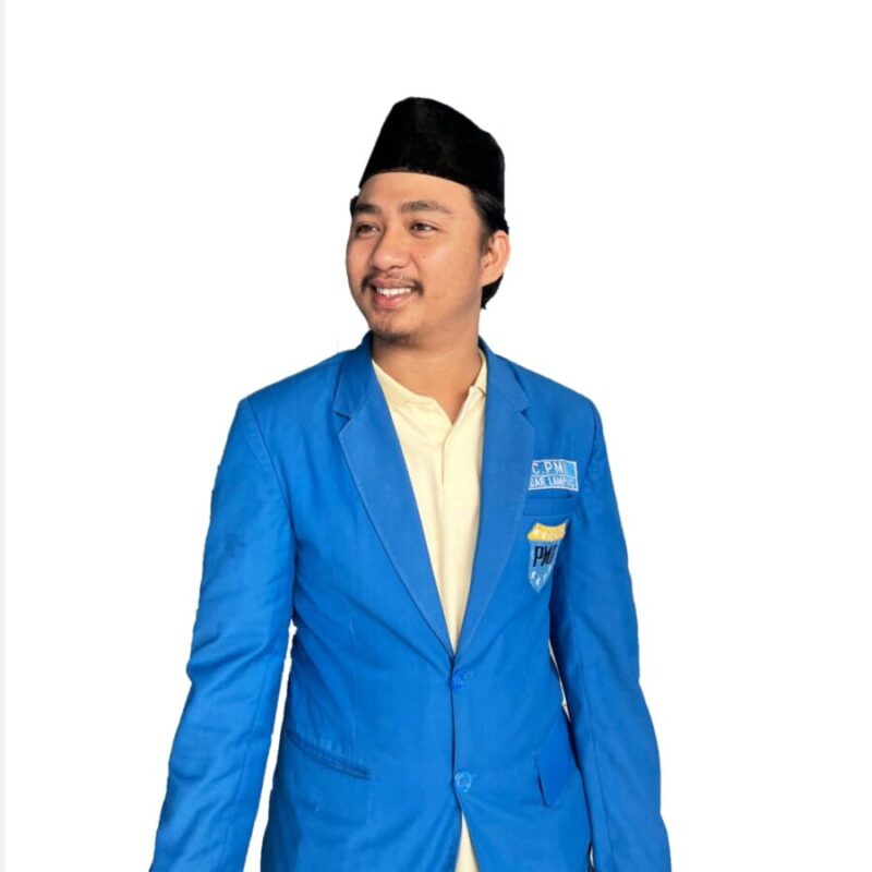 Ketua PMII Bandar Lampung, Dapid Novian Mastur.