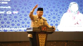 Gubernur Lamoung, RMD, ketika menyampaikan sambutan.