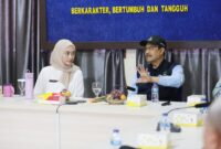 Menteri Sosial, Saifullah Yusuf,dan Wagub Jihan Nurlela