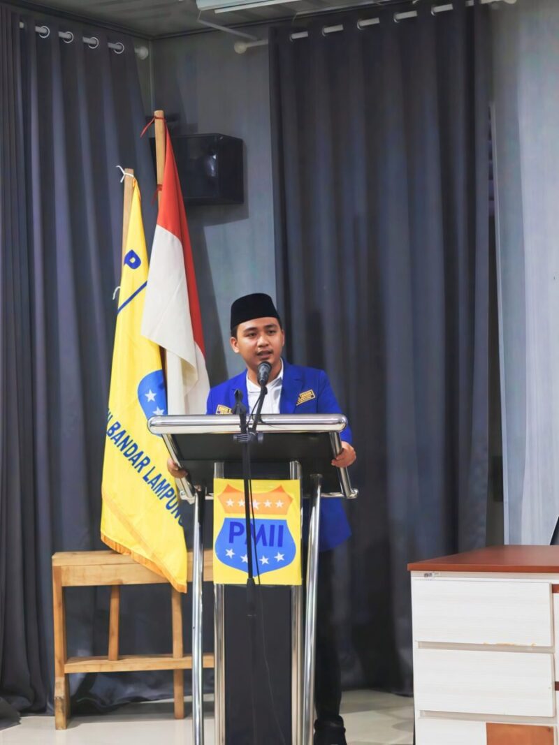 Ketua Cabang PMII Bandar Lampung, Dapid Novian Mastur. Foto: Luki
