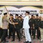Prosesi pengukuhan jajaran pengurus IJP Lampung oleh Gubernur RMD di Balai Keratun.