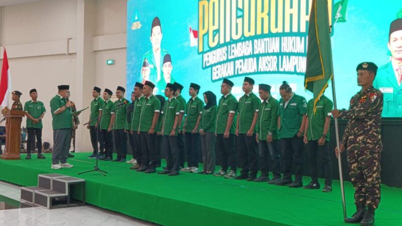 Pelantikan LBH Ansor Lampung
