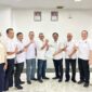 H. Faishol Djausal, Ketua Ikatan Pencak Silat Indonesia (IPSI) Lampung ketika mendaftar. Foto: IJP Lampung