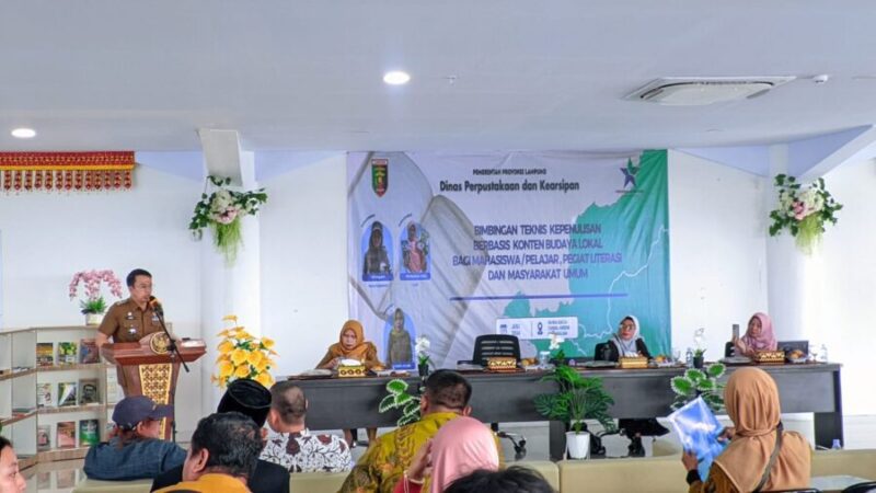 Perpusda Lampung Gelar Bimtek. Foto: Luki