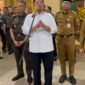 Menteri Agraria dan Tata Ruang/Badan Pertanahan Nasional (ATR/BPN) Nusron Wahid, ketika konferensi pers.