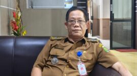 Kepala Bapenda Lampung, Slamet Riadi, saat ditemui di kantornya. Foto: BukanAgus