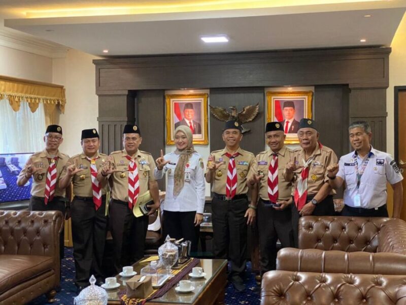 Kwarnas Pramuka Audiensi dengan Wagub Lampung