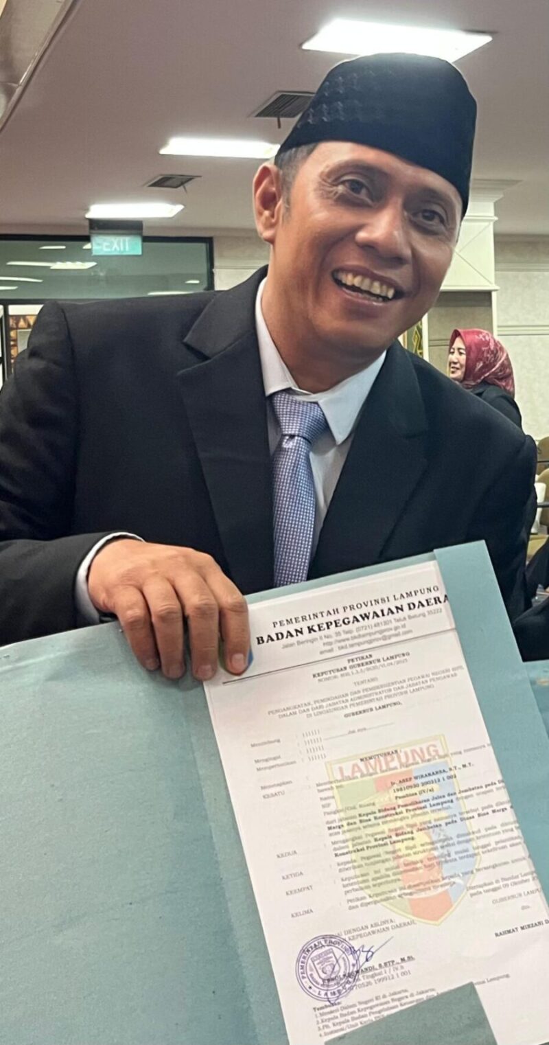 Asep Wirakarsa seusai dilantik