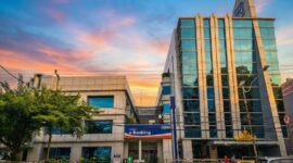 Bank BRI Kanwil Bandar Lampung yang terletak di Jalan Raden Intan. Foto: Agis