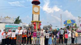 AJI Bandar Lampung ketika melakukan aksi