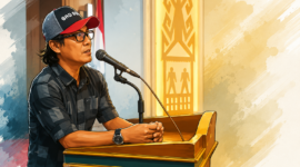Ketua IJP Lampung, Agung Mamasa