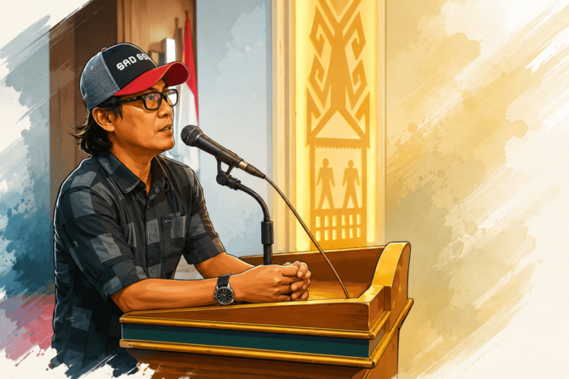 Ketua IJP Lampung, Agung Mamasa